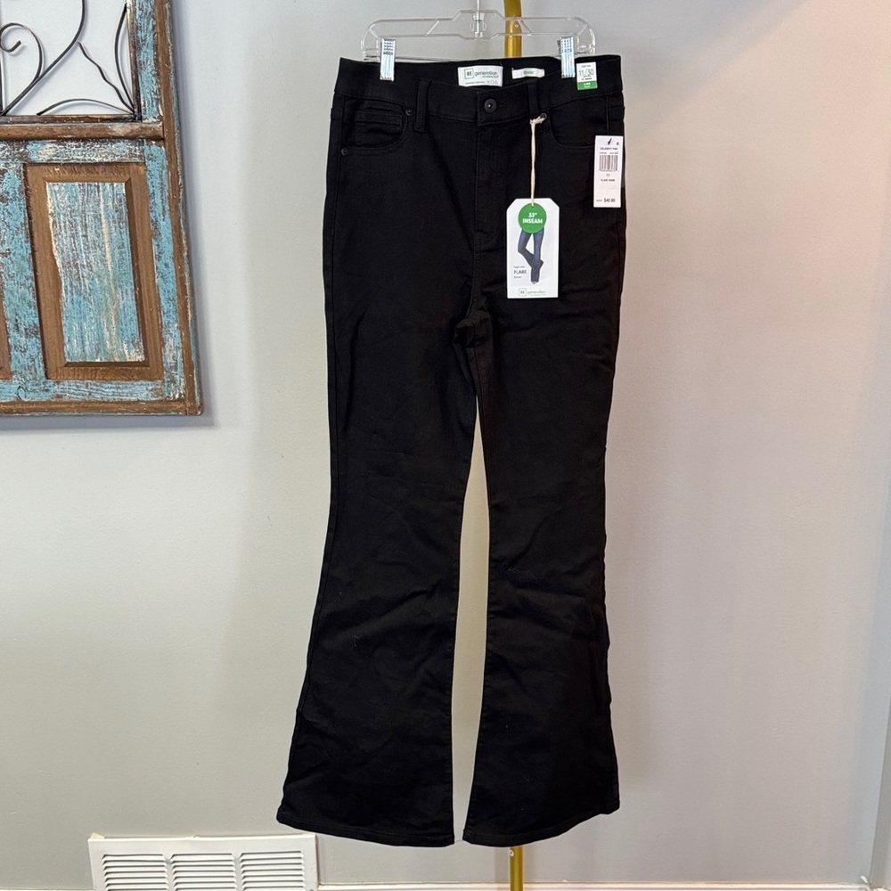 Celebrity Pink Black Wide Leg flare Jeans NWT 11